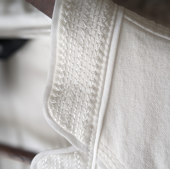 White House Black Market Jacket / Blazer Size 8 White in color - Picture 10 of 15